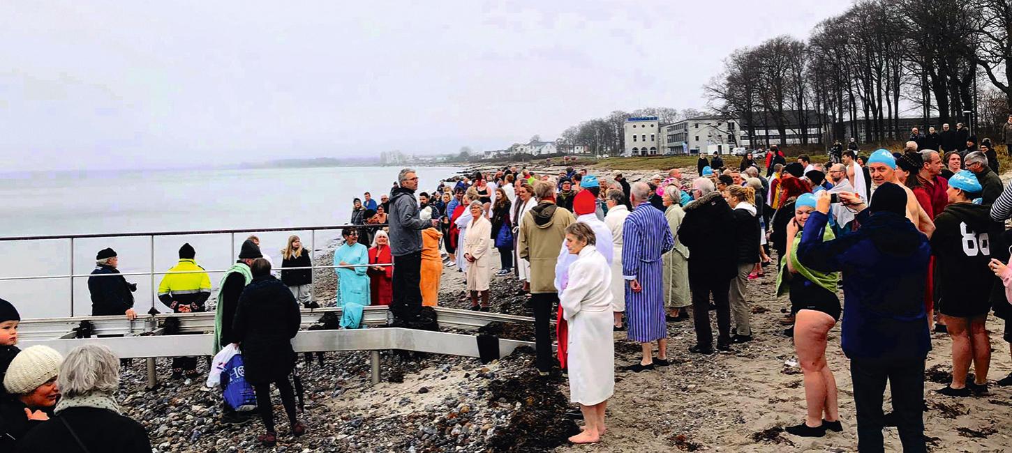 Nyborg Fyn Danmark Nytårsbad