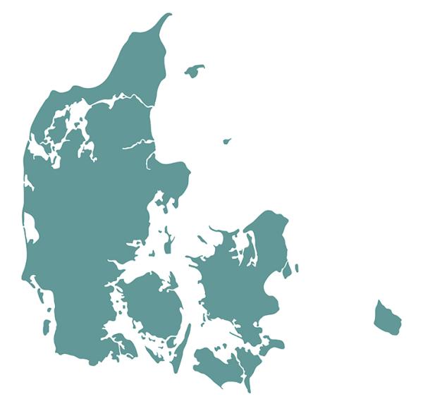 Nyborg Fyn Danmark Danmarkskort 